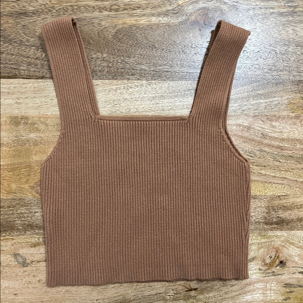 SHEIN Ribbed Knit Top